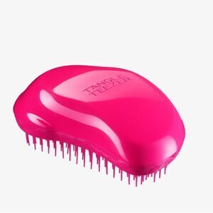 Tangle Teezer The Original Detangling Hairbrush straight to wavy hair hot pink